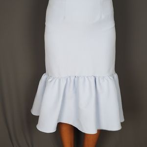 Asos Blue peplum skirt